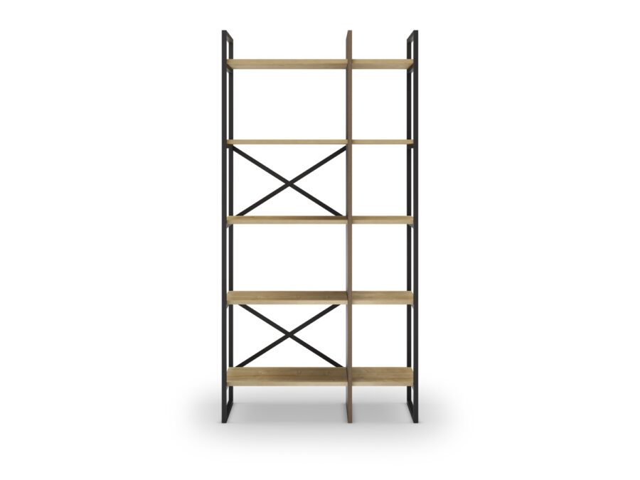 Estanteria Lia madera (Roble/Negro) - Imagen 4