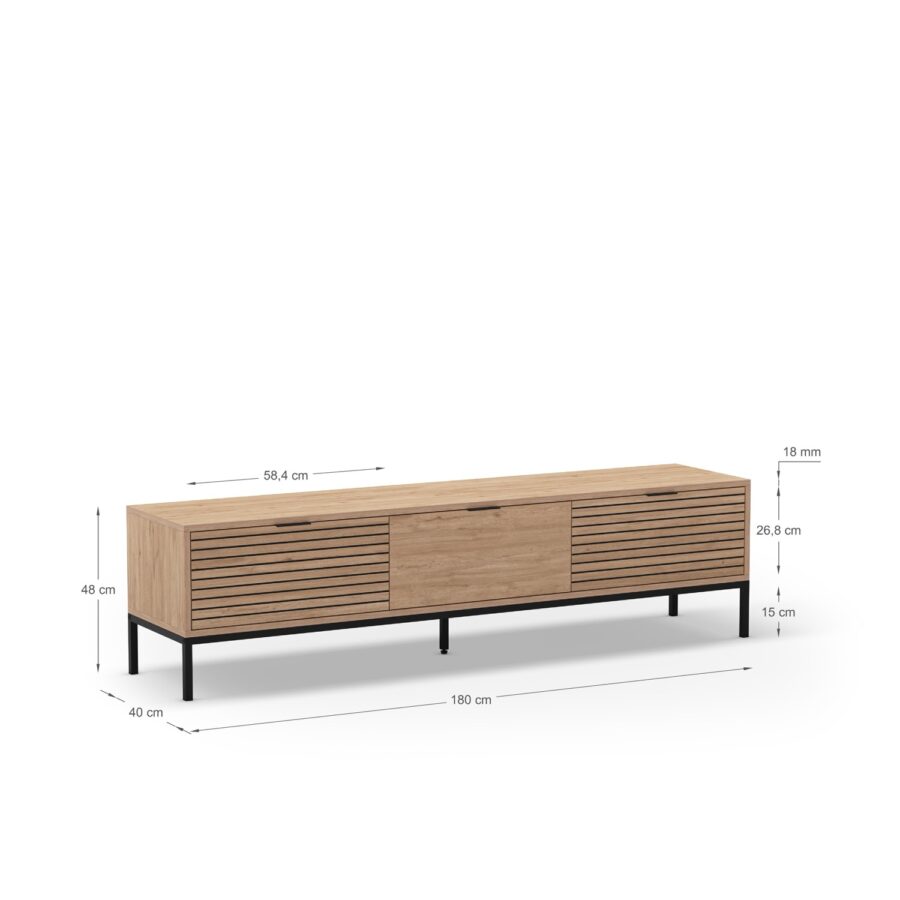Mueble TV Aeris madera - Imagen 4