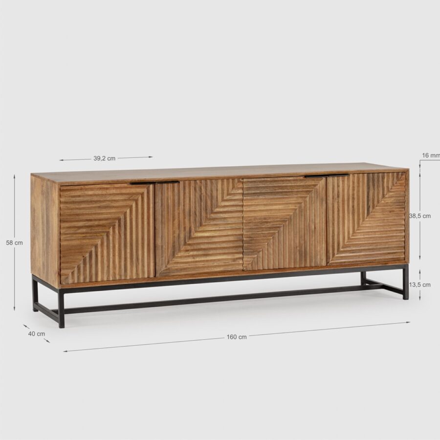 Mueble TV Nevia madera (natural) - Imagen 2