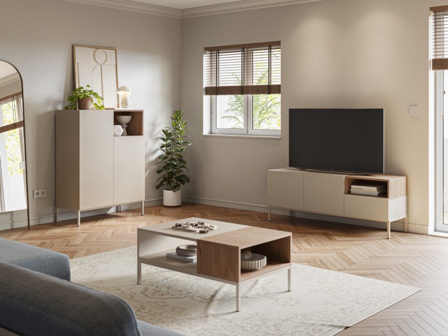 Mueble TV Lioren madera/metal - Imagen 3
