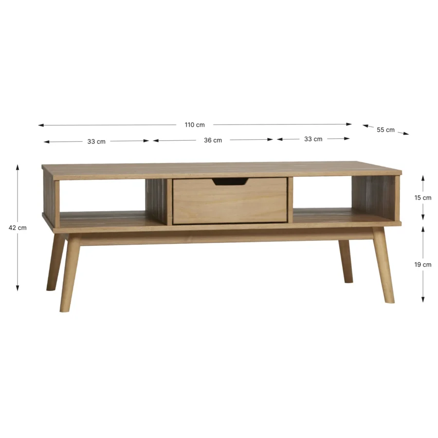 Mesa centro Tano madera - Imagen 6