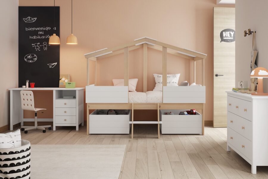 Cómoda Mirx blanco madera - Imagen 2