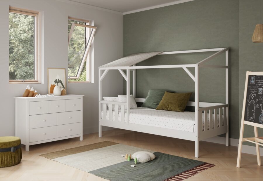 Cómoda Mirx blanco madera - Imagen 5