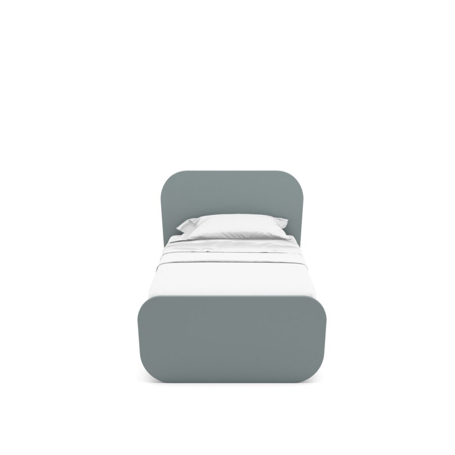 Cama 90 Eben verde comb. madera - Imagen 7