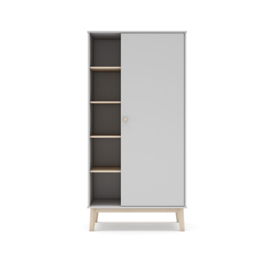 Armario Eben blanco comb. madera - Imagen 9
