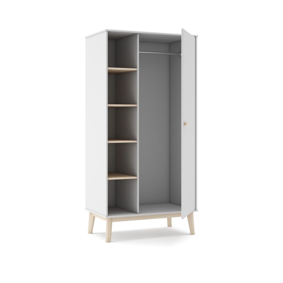 Armario Eben blanco comb. madera - Imagen 10