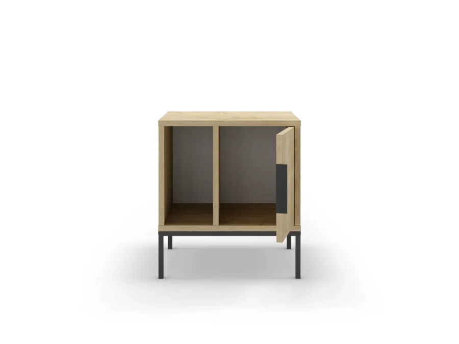 Mesita Lea madera/metal - Imagen 2