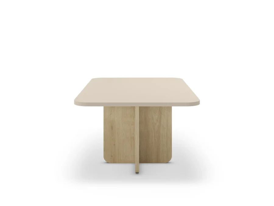 Mesa centro Kendall crema madera - Imagen 6