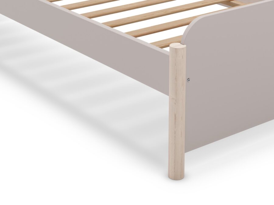 Cama 90 Enza crema madera - Imagen 5