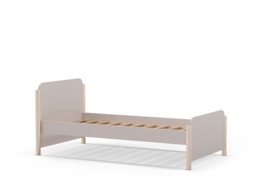 Cama 90 Enza crema madera - Imagen 6
