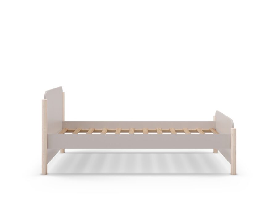 Cama 90 Enza crema madera