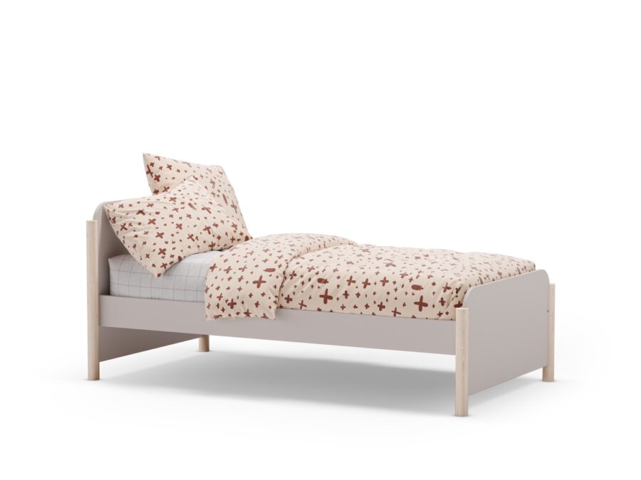 Cama 90 Enza crema madera - Imagen 7