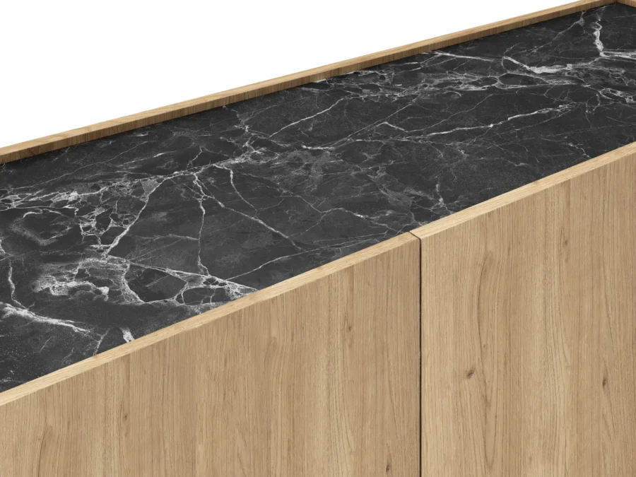 Mueble TV Dione madera (sepet/marmol lotus) - Imagen 3