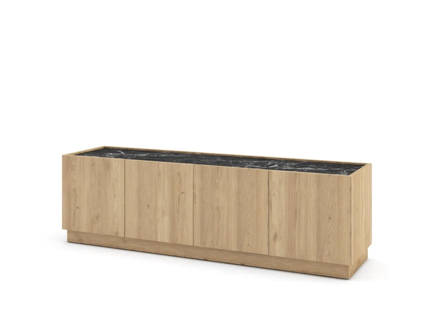 Mueble TV Dione madera (sepet/marmol lotus) - Imagen 4