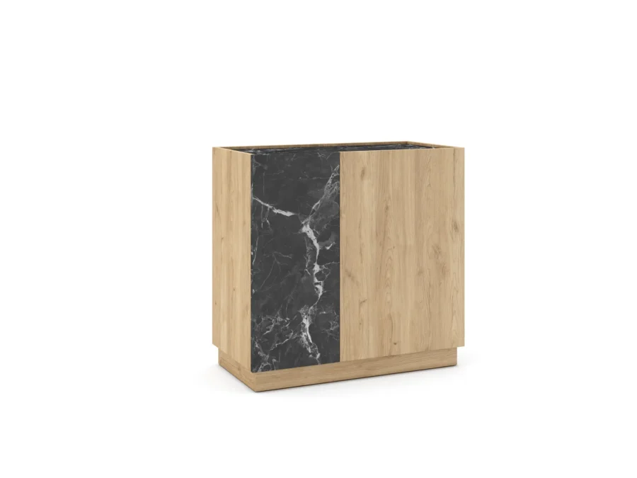 Mueble Auxiliar Dione madera (sepet/marmol lotus) - Imagen 4