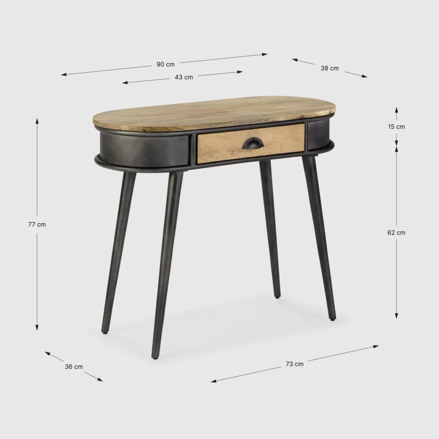 Consola Dana en madera de mango - Imagen 6