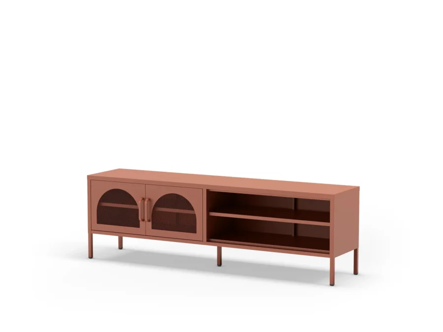 Mueble TV Diora rojo (terracota) - Imagen 5