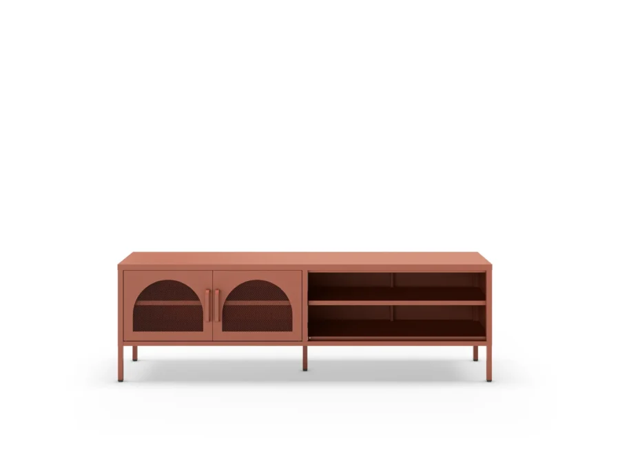 Mueble TV Diora rojo (terracota) - Imagen 6