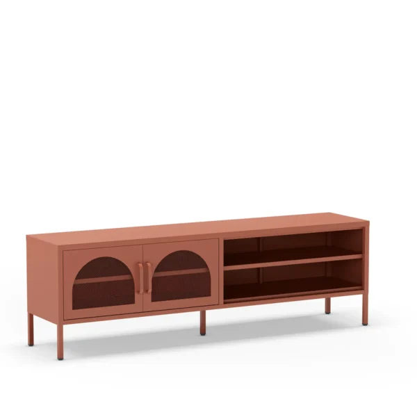 Mueble TV Diora rojo (terracota)