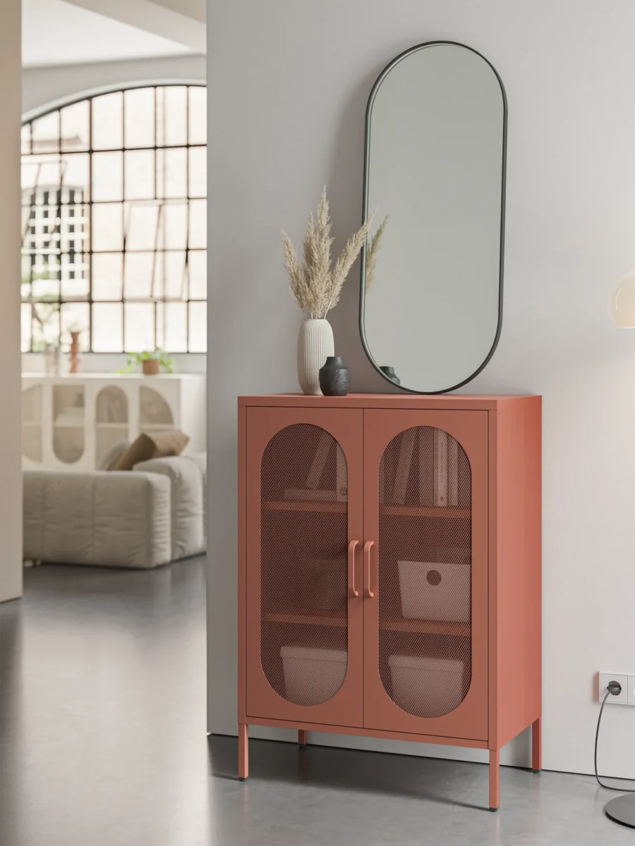 Mueble Auxiliar Emera rojo (terracota) - Imagen 3