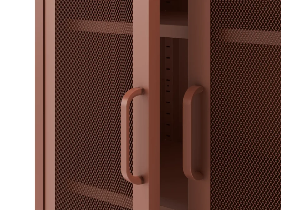 Mueble Auxiliar Emera rojo (terracota) - Imagen 4