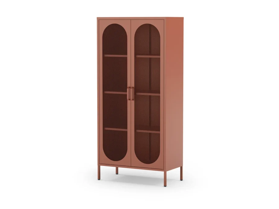 Mueble Auxiliar alto Emera rojo (terracota) - Imagen 5