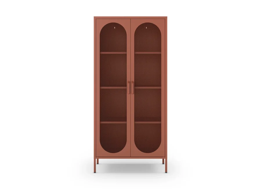 Mueble Auxiliar alto Emera rojo (terracota) - Imagen 6