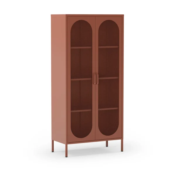 Mueble Auxiliar alto Emera rojo (terracota)