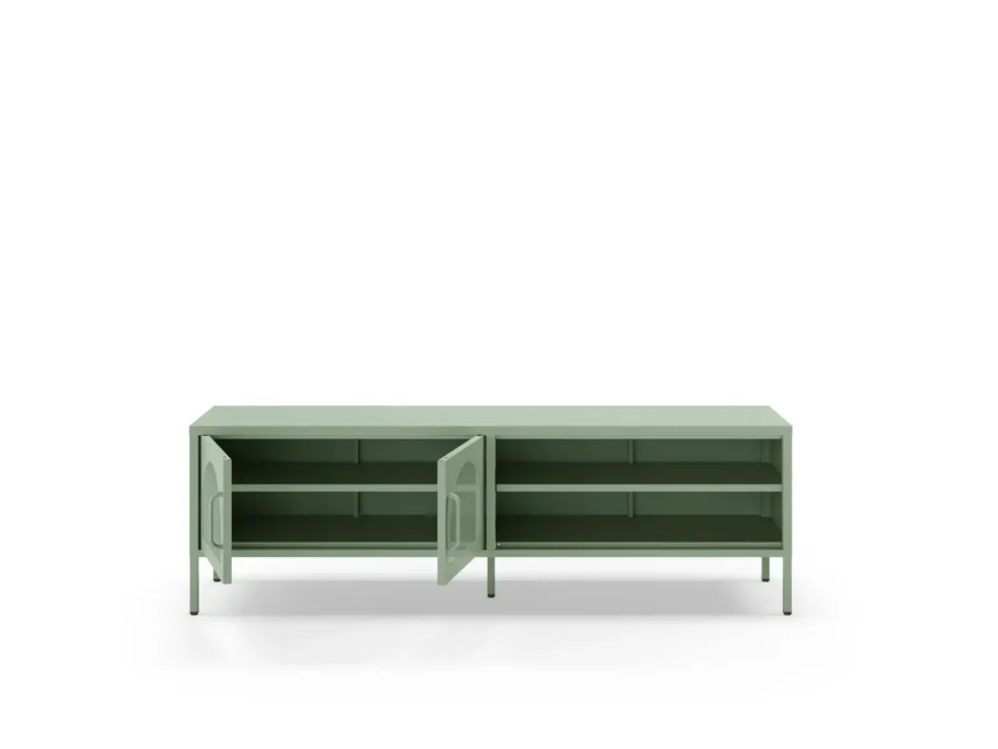 Mueble TV Diora verde (verde menta) - Imagen 2