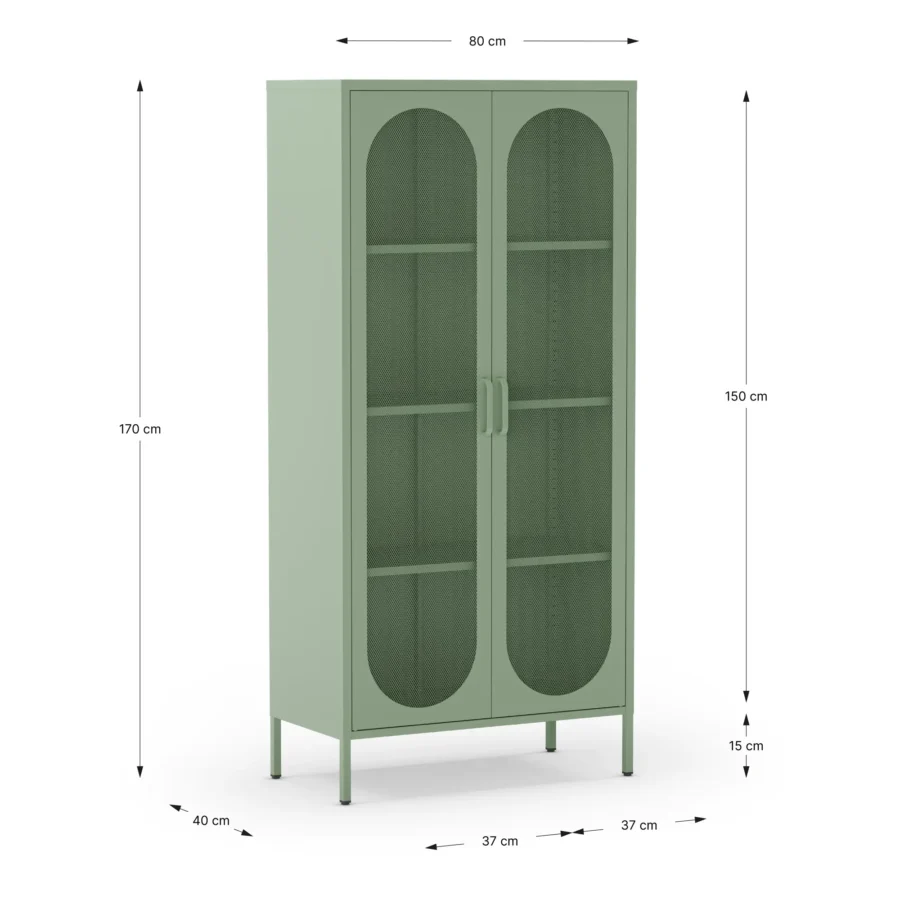Mueble Auxiliar alto Emera verde (verde menta) - Imagen 7