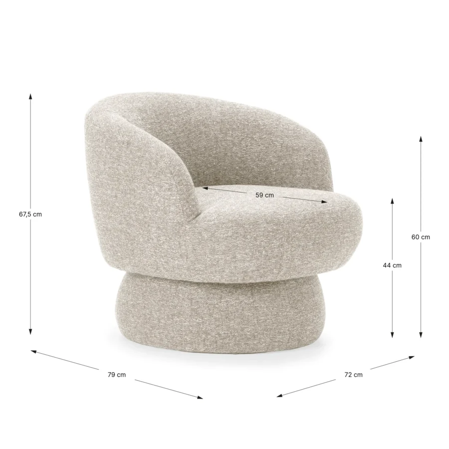 Sillón giratorio Tali - Imagen 9